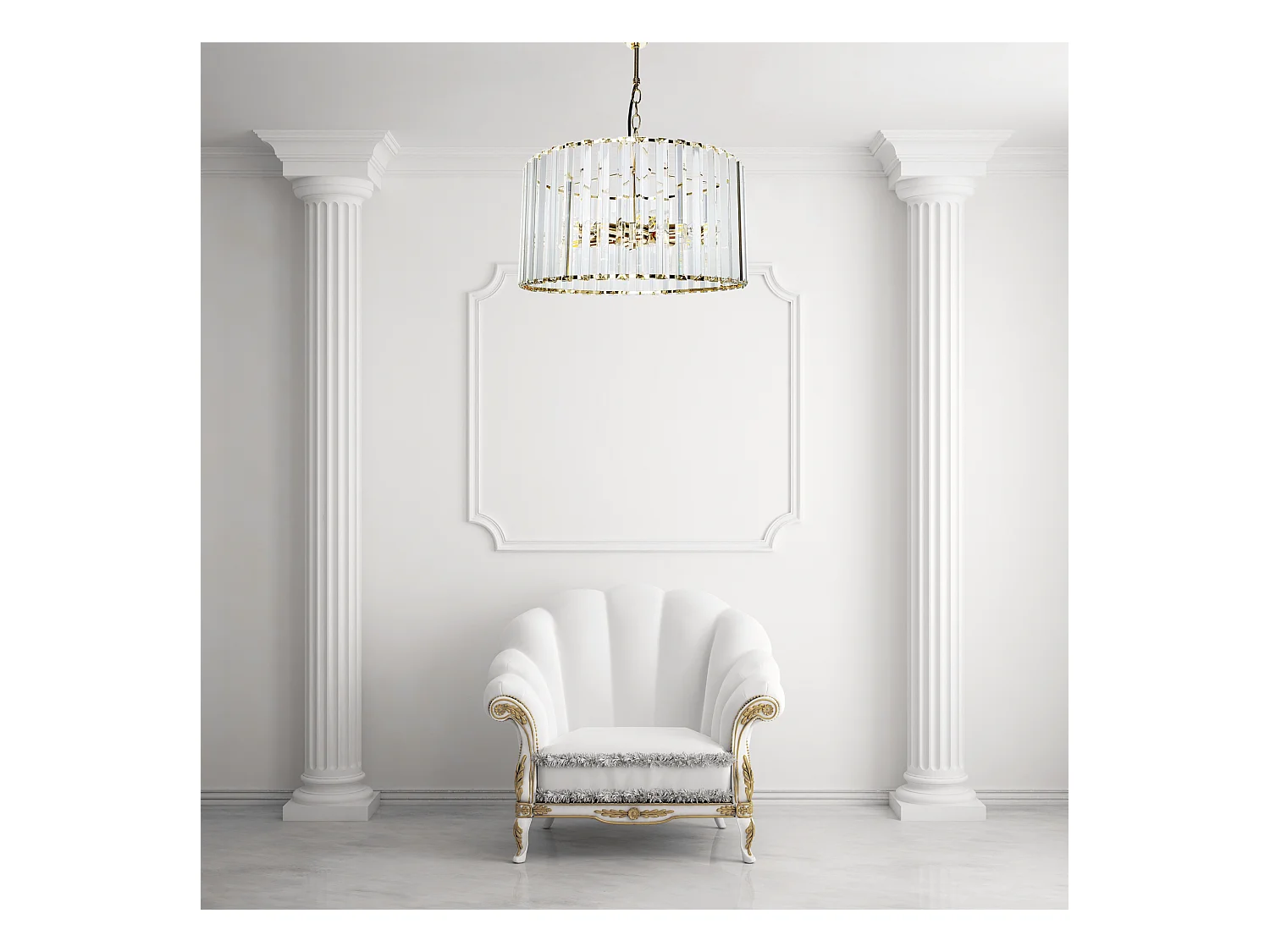 Lampe Suspendue Toolight App1157-5Cp Gold