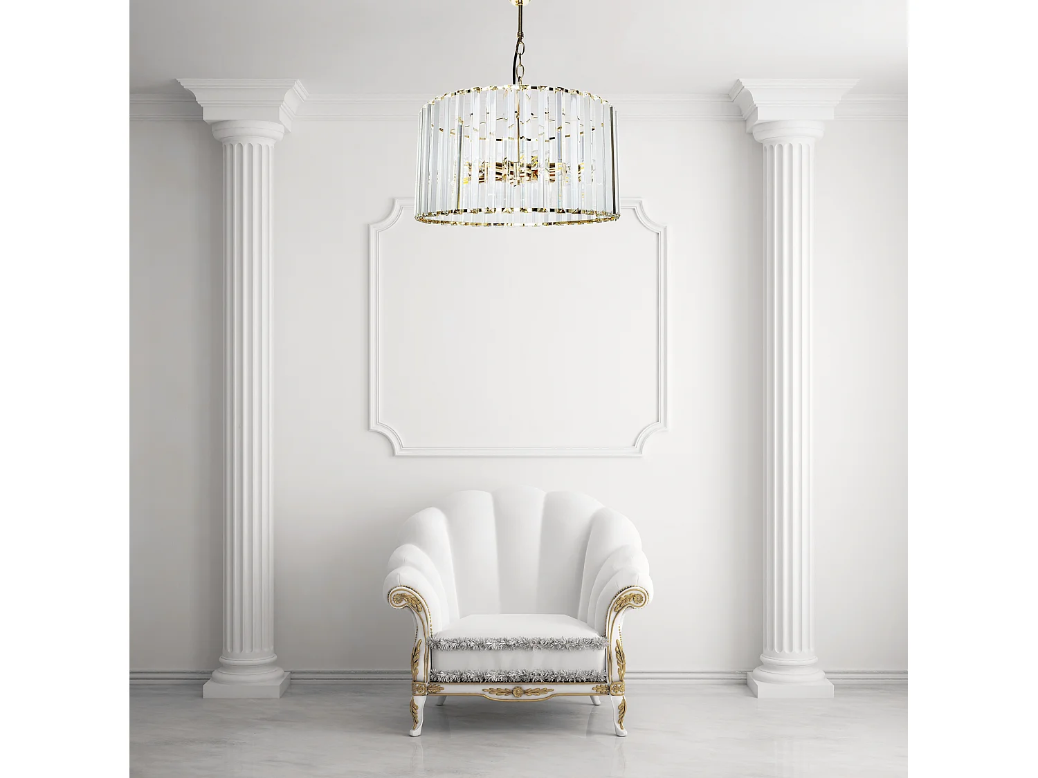 Lampe Suspendue Toolight App1157-5Cp Gold