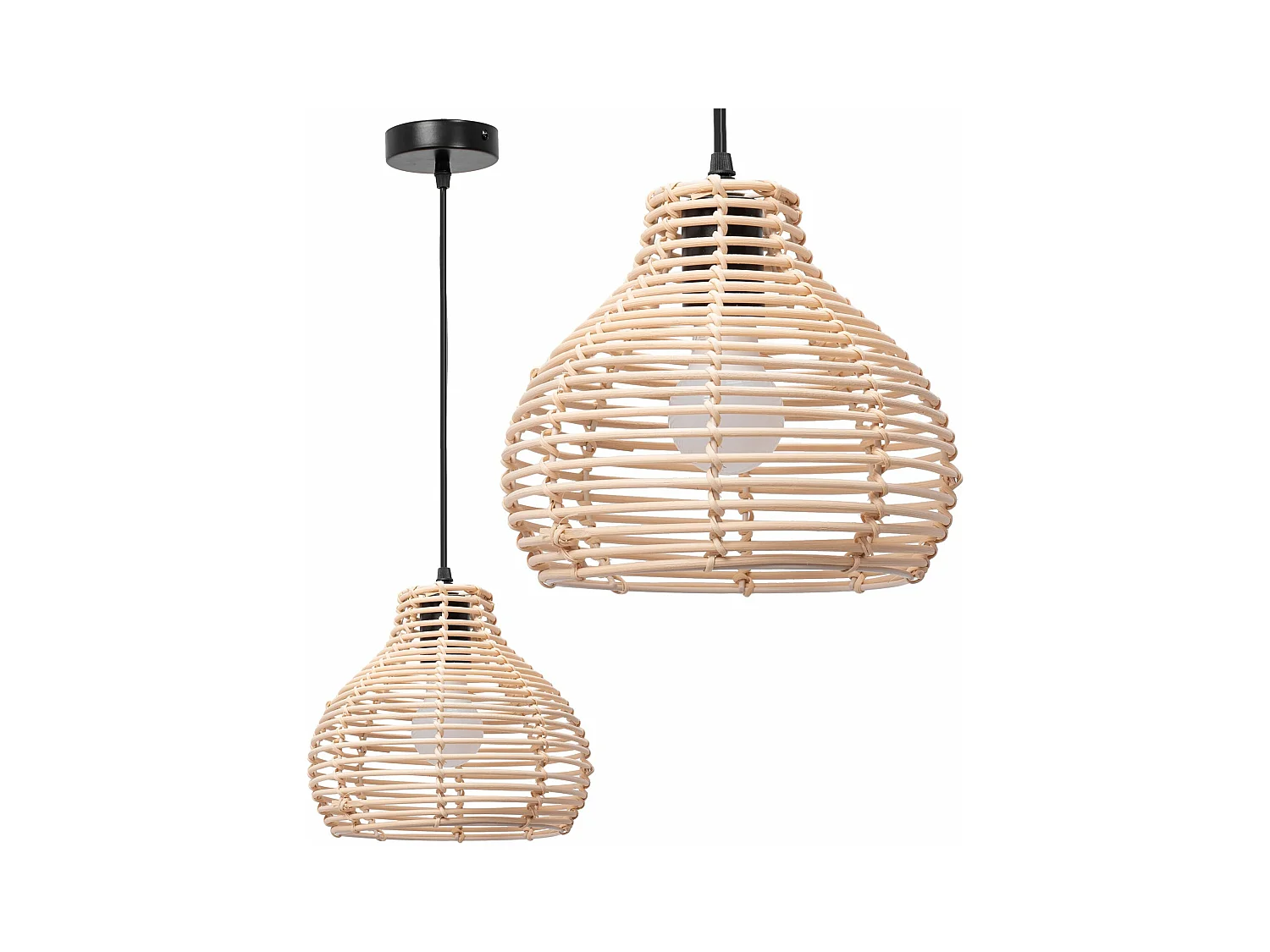 Lampe Suspendue Toolight App984-1Cp Boho Brown