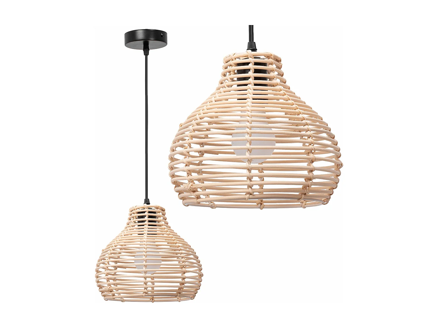 Lampe Suspendue Toolight App984-1Cp Boho Brown