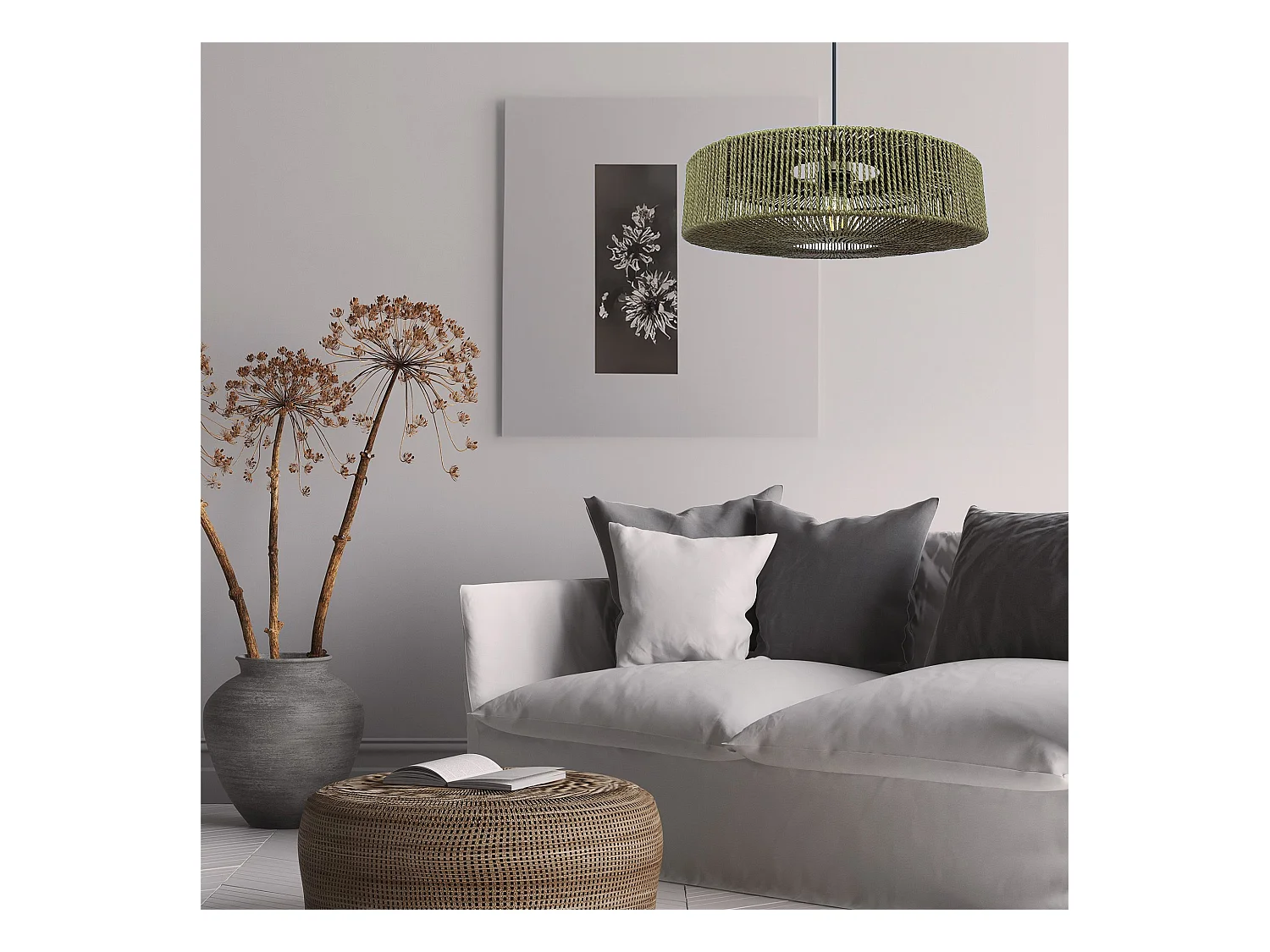 Lampe Suspendue Toolight App1296-1Cp Green