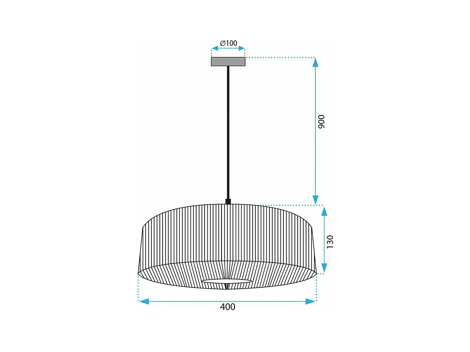Lampe Suspendue Toolight App1296-1Cp Green