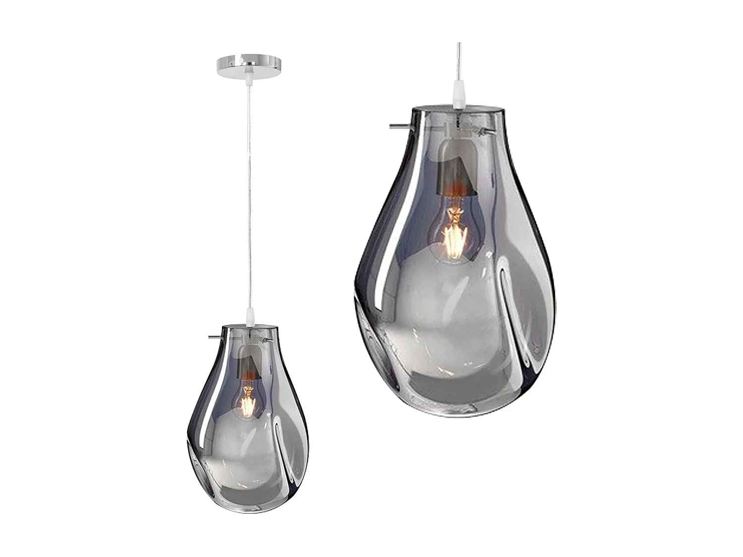 Lampe Suspendue Toolight App329-1Cp Grey