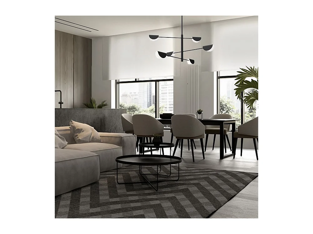 Hanglamp Toolight App1261-6Cp Black