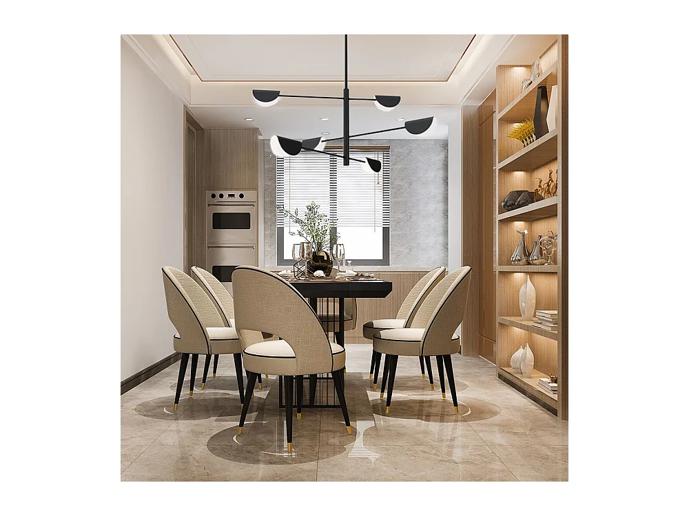 Hanglamp Toolight App1261-6Cp Black