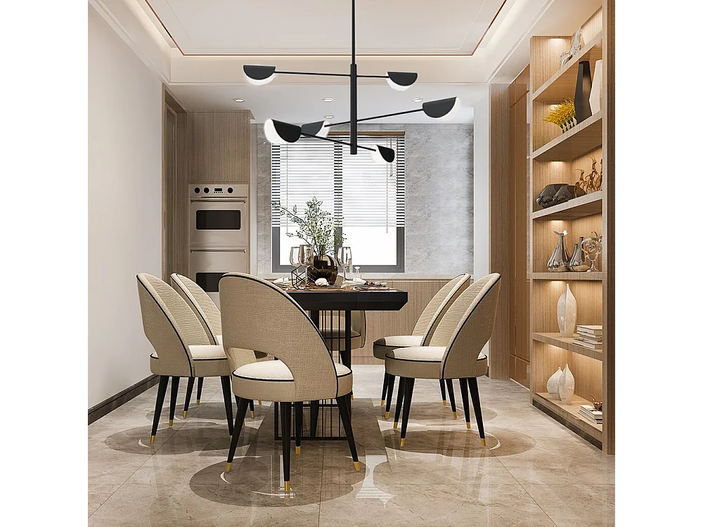 Hanglamp Toolight App1261-6Cp Black