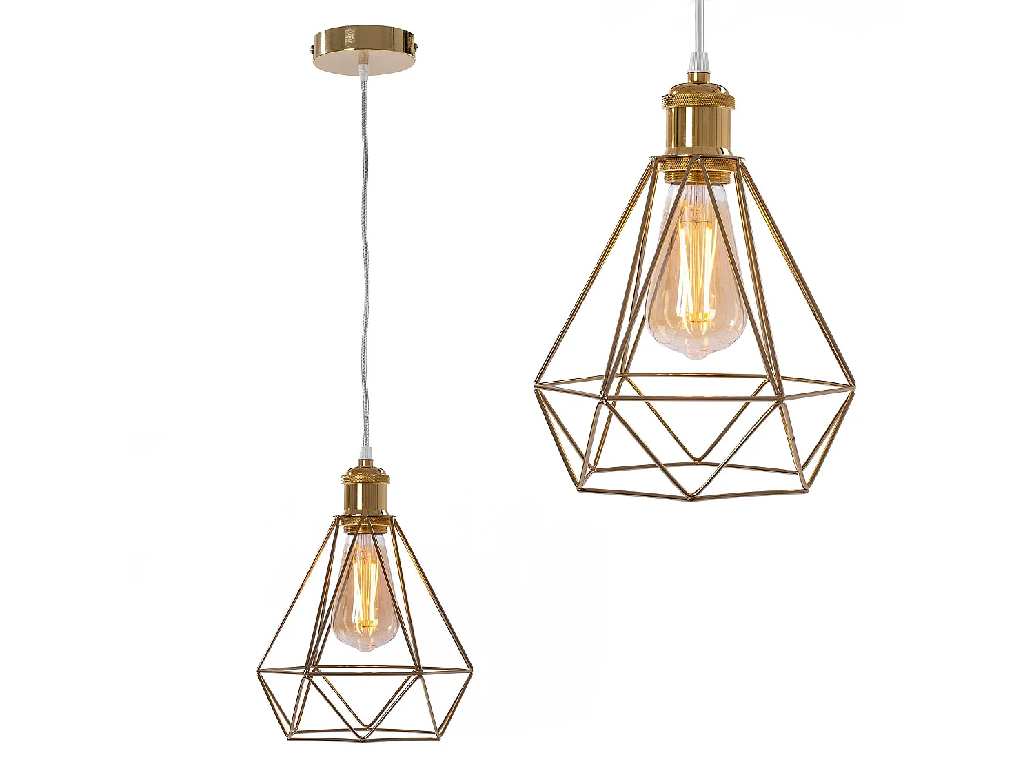 Candeeiro Suspenso Toolight 392197 Gold