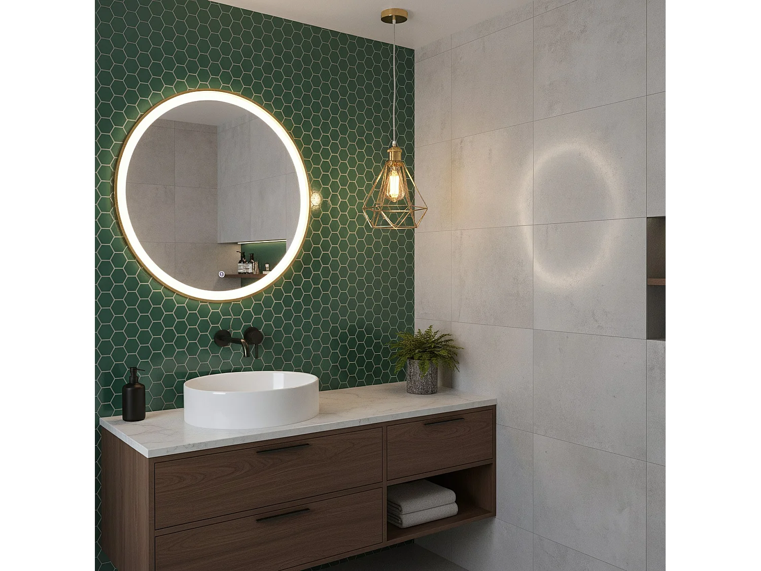 Candeeiro Suspenso Toolight 392197 Gold