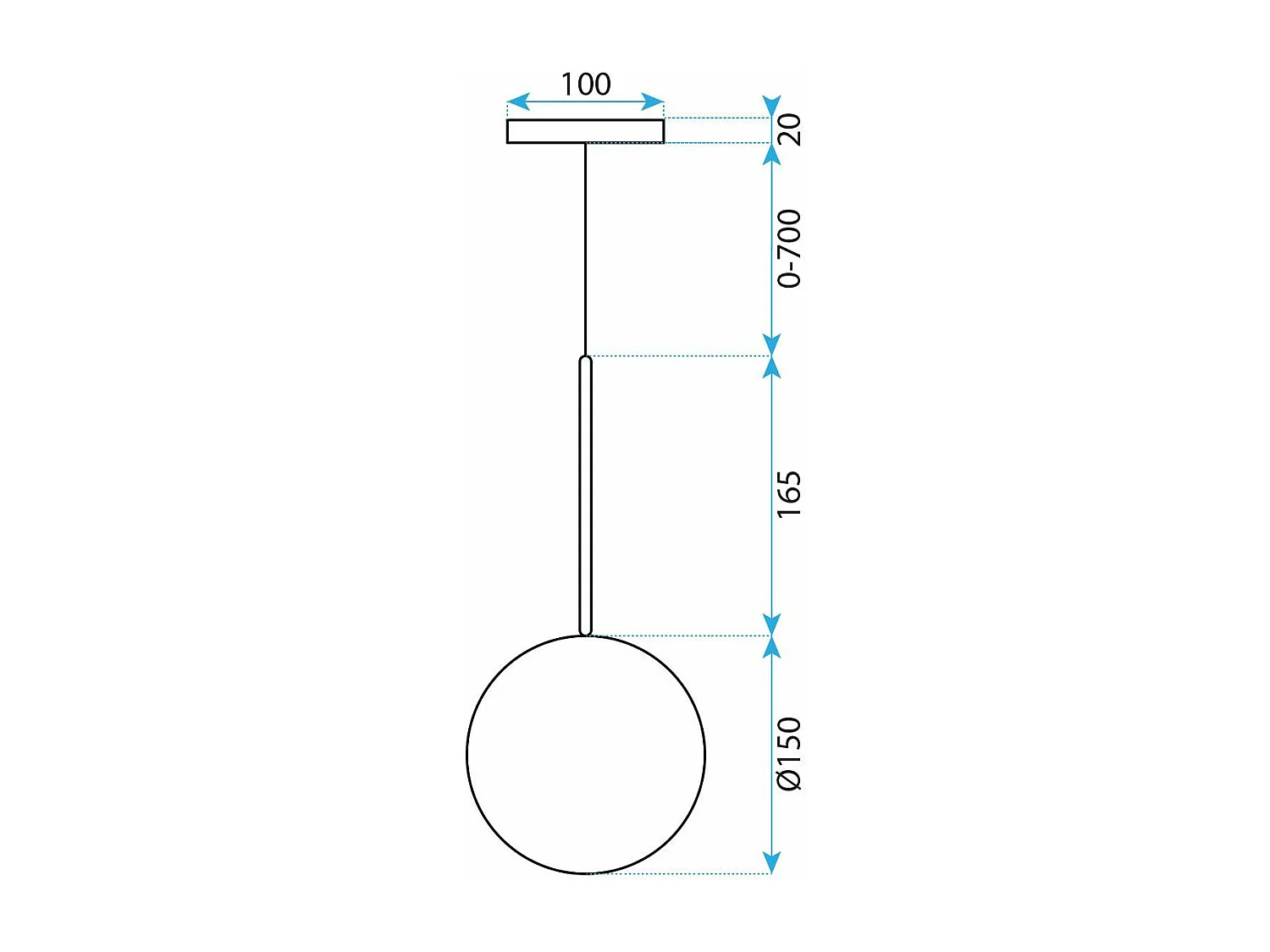 Hanglamp Toolight App1680-1Cp 15Cm Gold