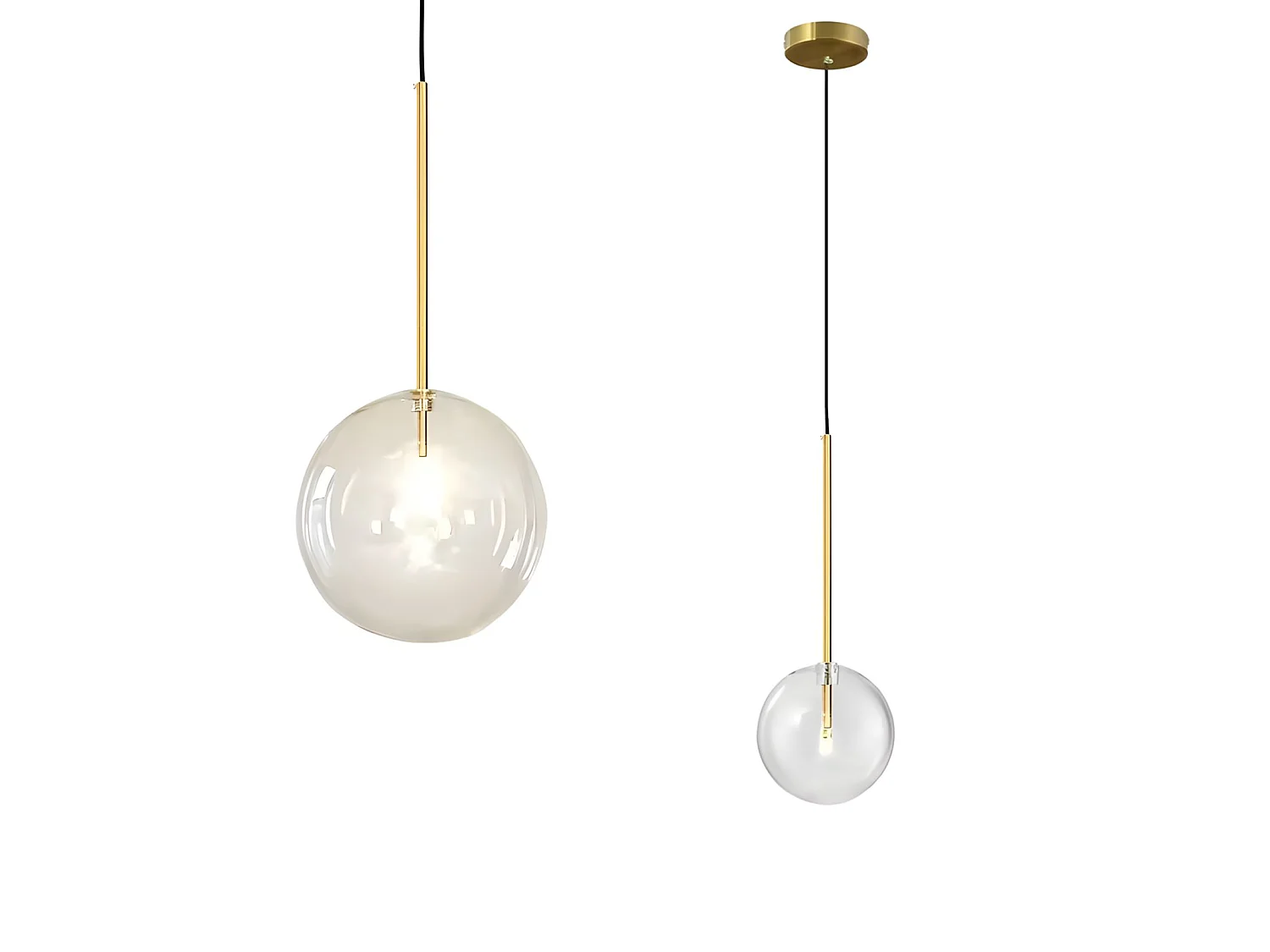 Lampe Suspendue Toolight App1680-1Cp 15Cm Gold