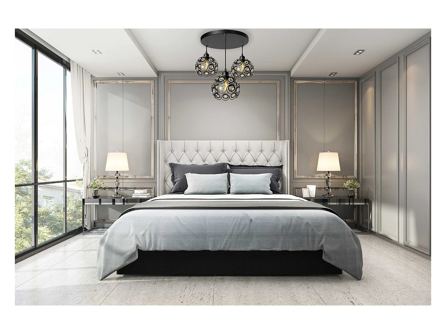 Lampe Suspendue Toolight App209-3Cpr Black