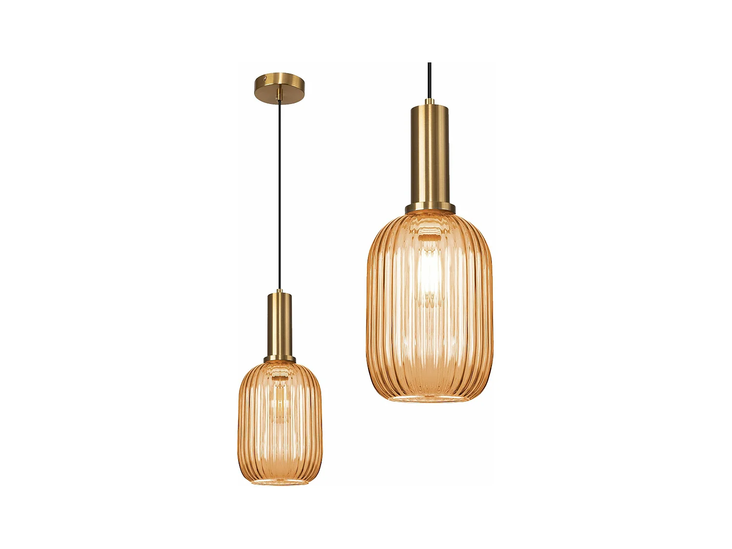 Lampe Suspendue Toolight App458-1Cp Orange