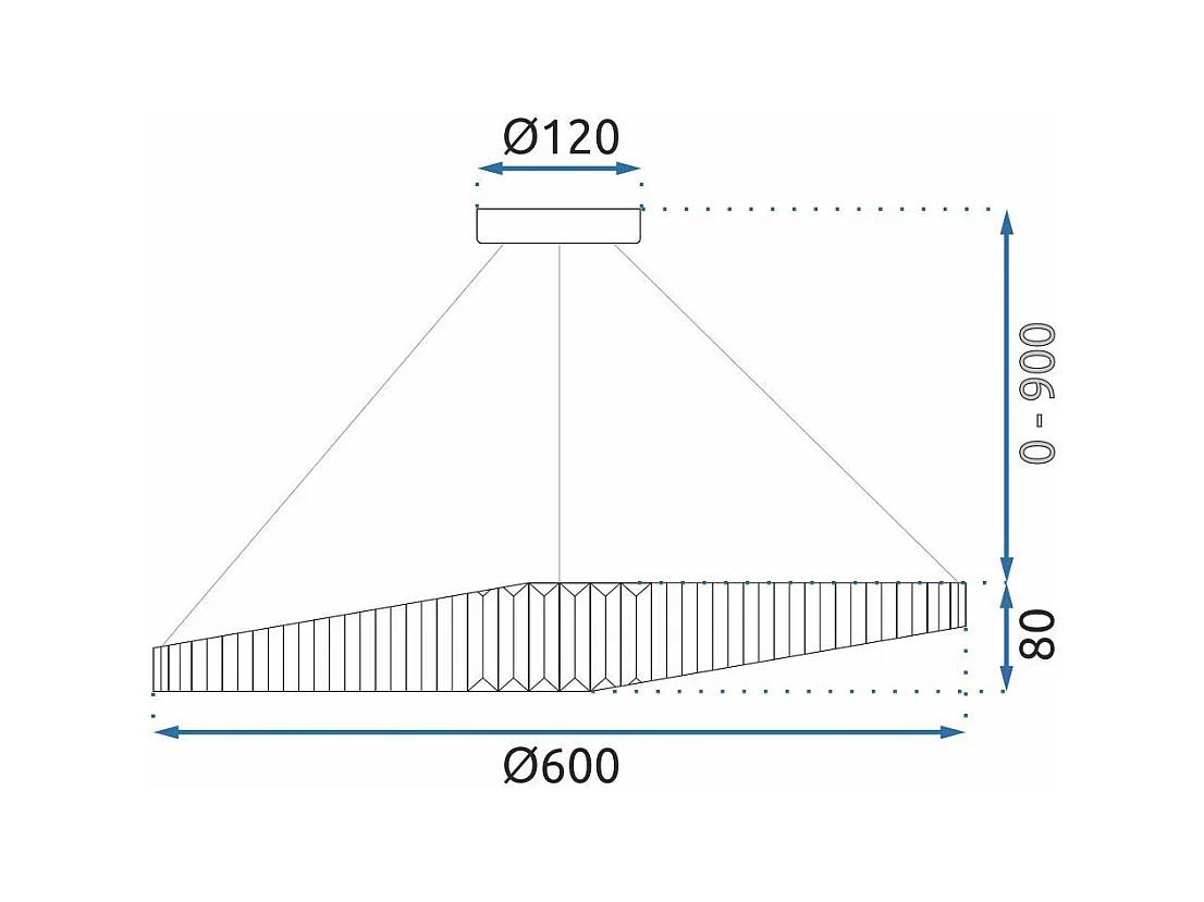 Lampe Suspendue Toolight App1064-1Cp Gold