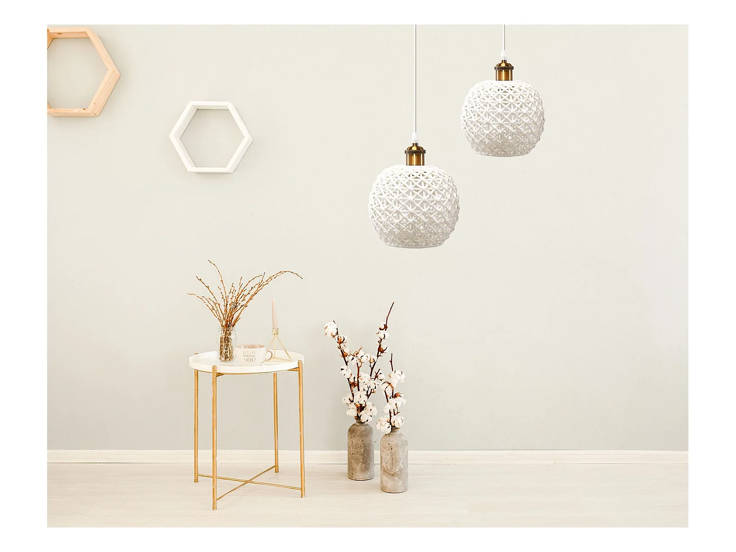 Lampe Suspendue Toolight App1007-1Cp White