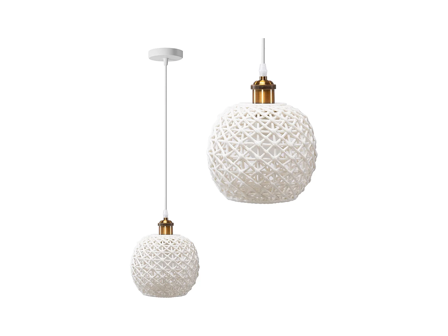 Lampe Suspendue Toolight App1007-1Cp White