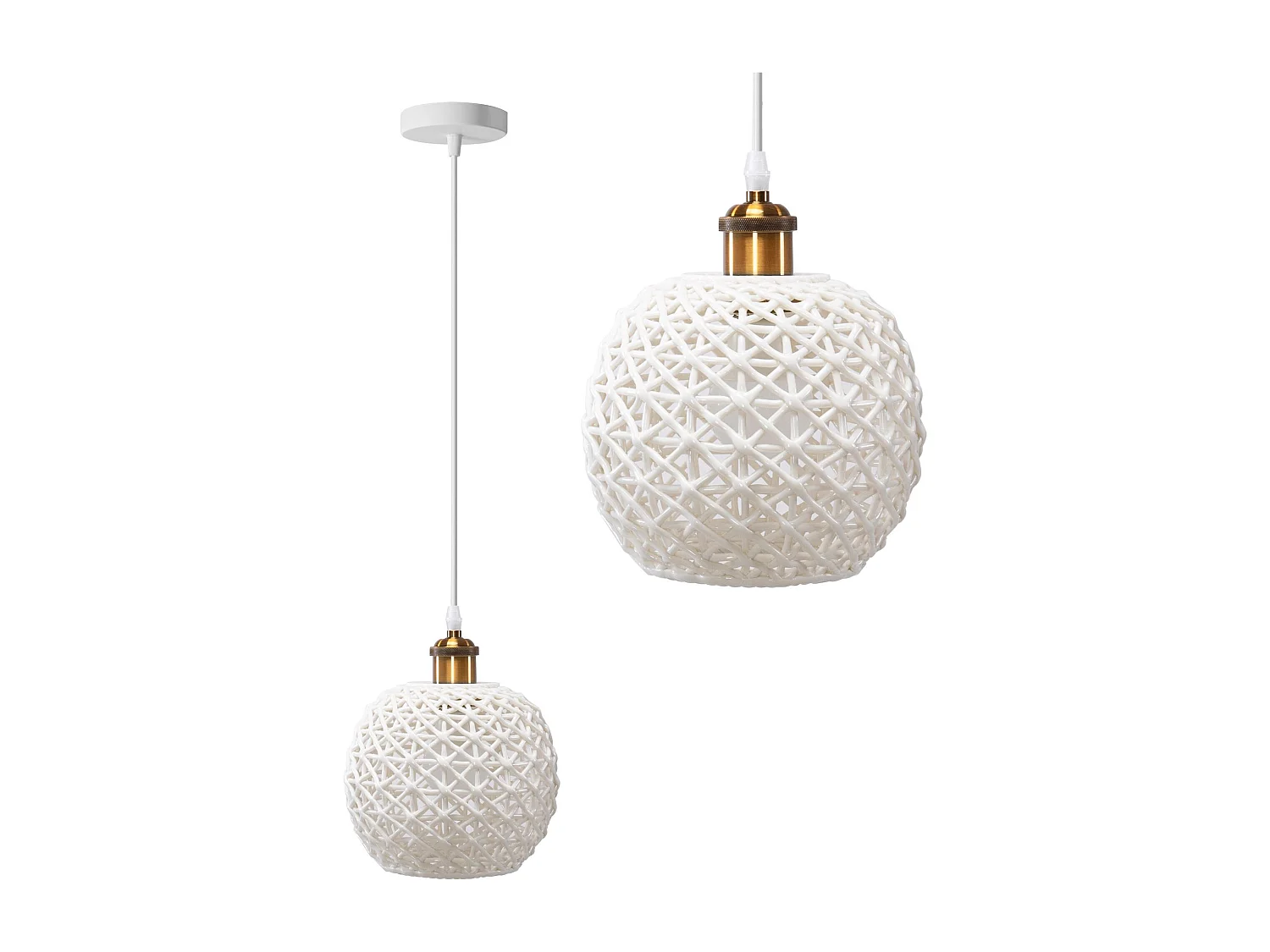 Lampe Suspendue Toolight App1007-1Cp White