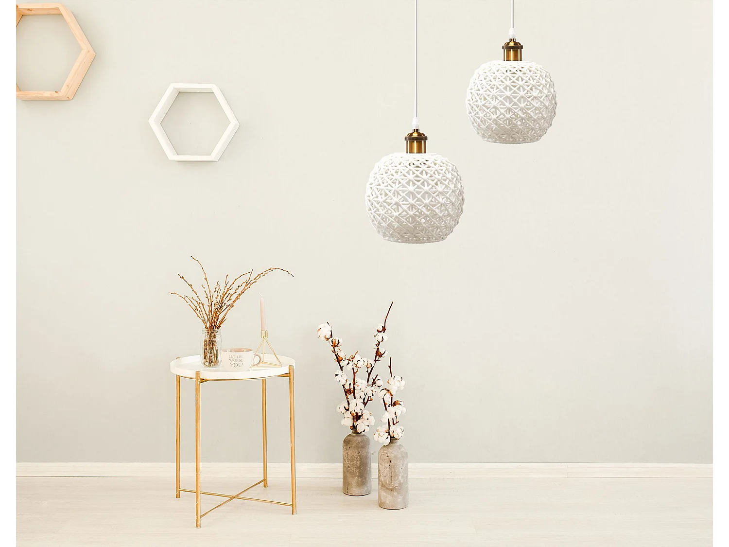 Lampe Suspendue Toolight App1007-1Cp White