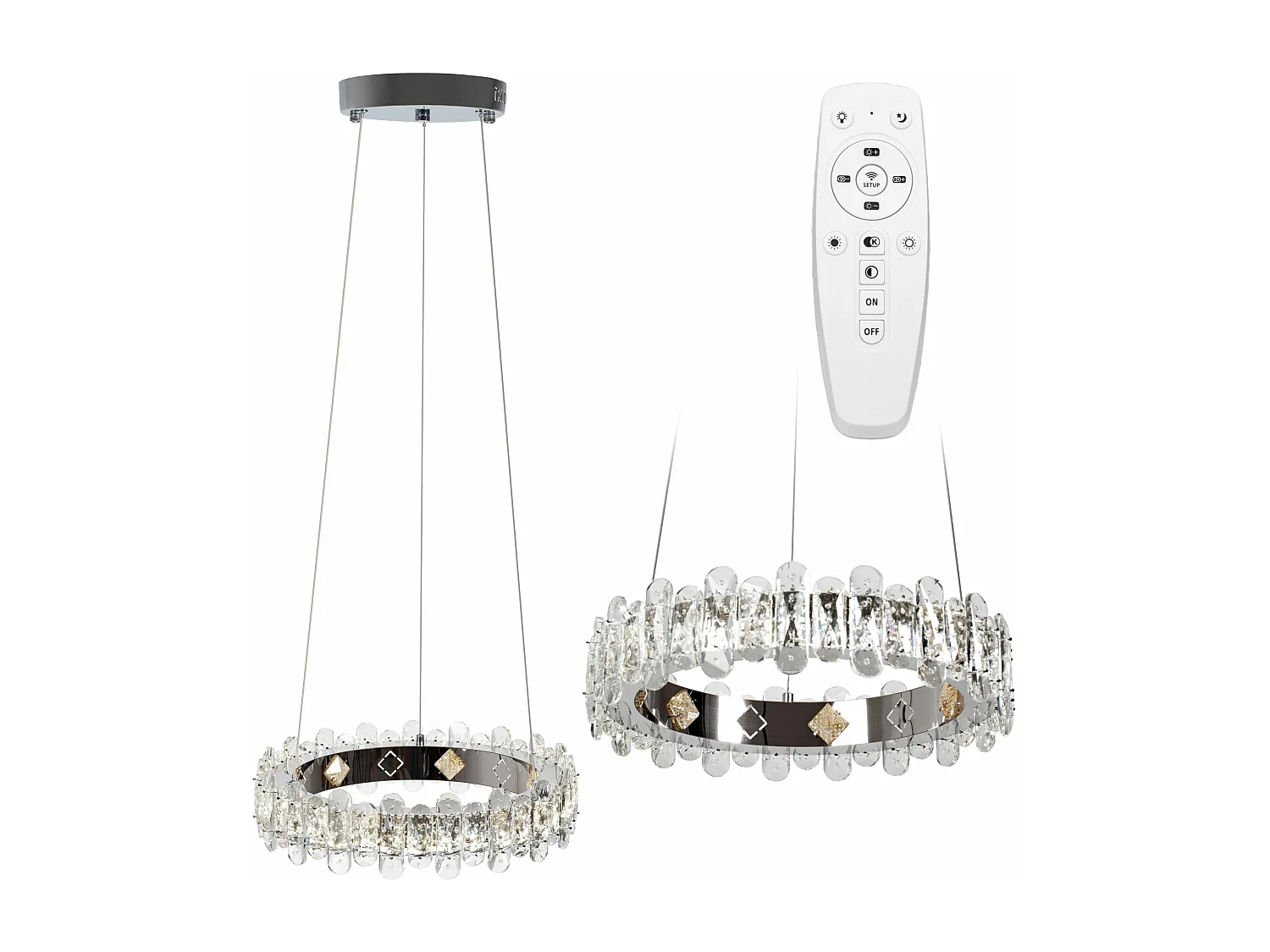 Hängelampe Toolight App1041-Cp Grey