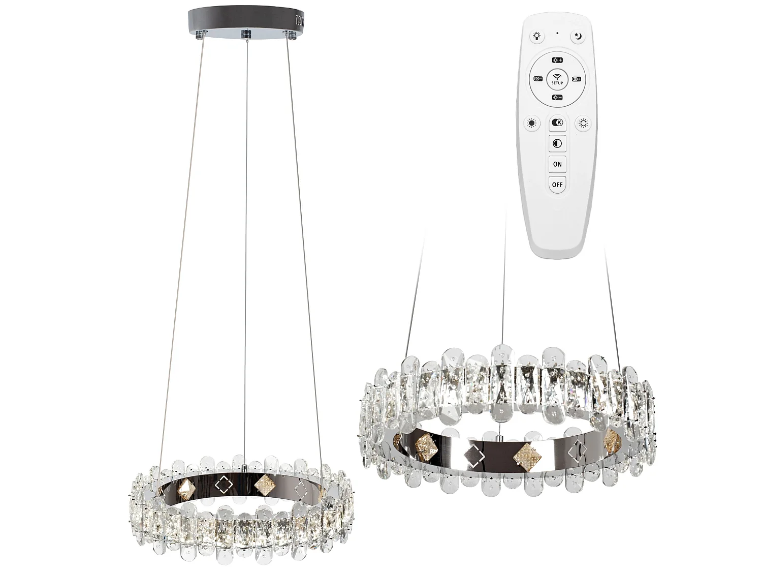 Hängande Taklampa Toolight App1041-Cp Led Grey