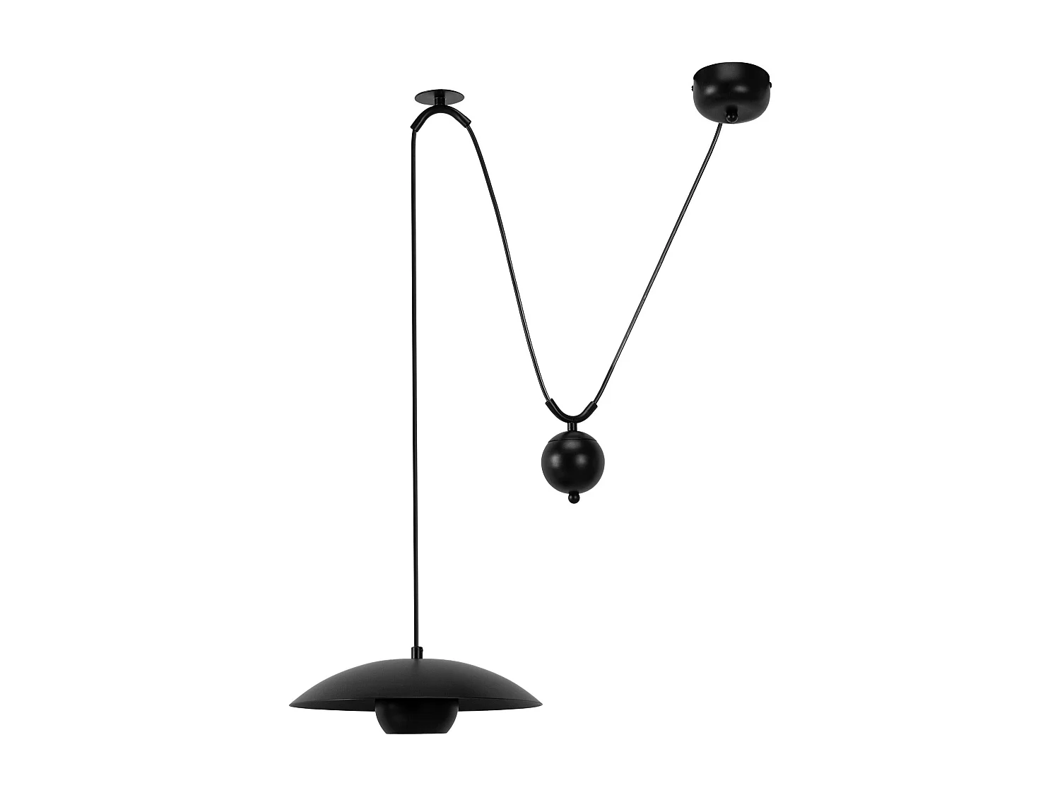 Lampe Suspendue Toolight App1450-1Cp 30Cm Black