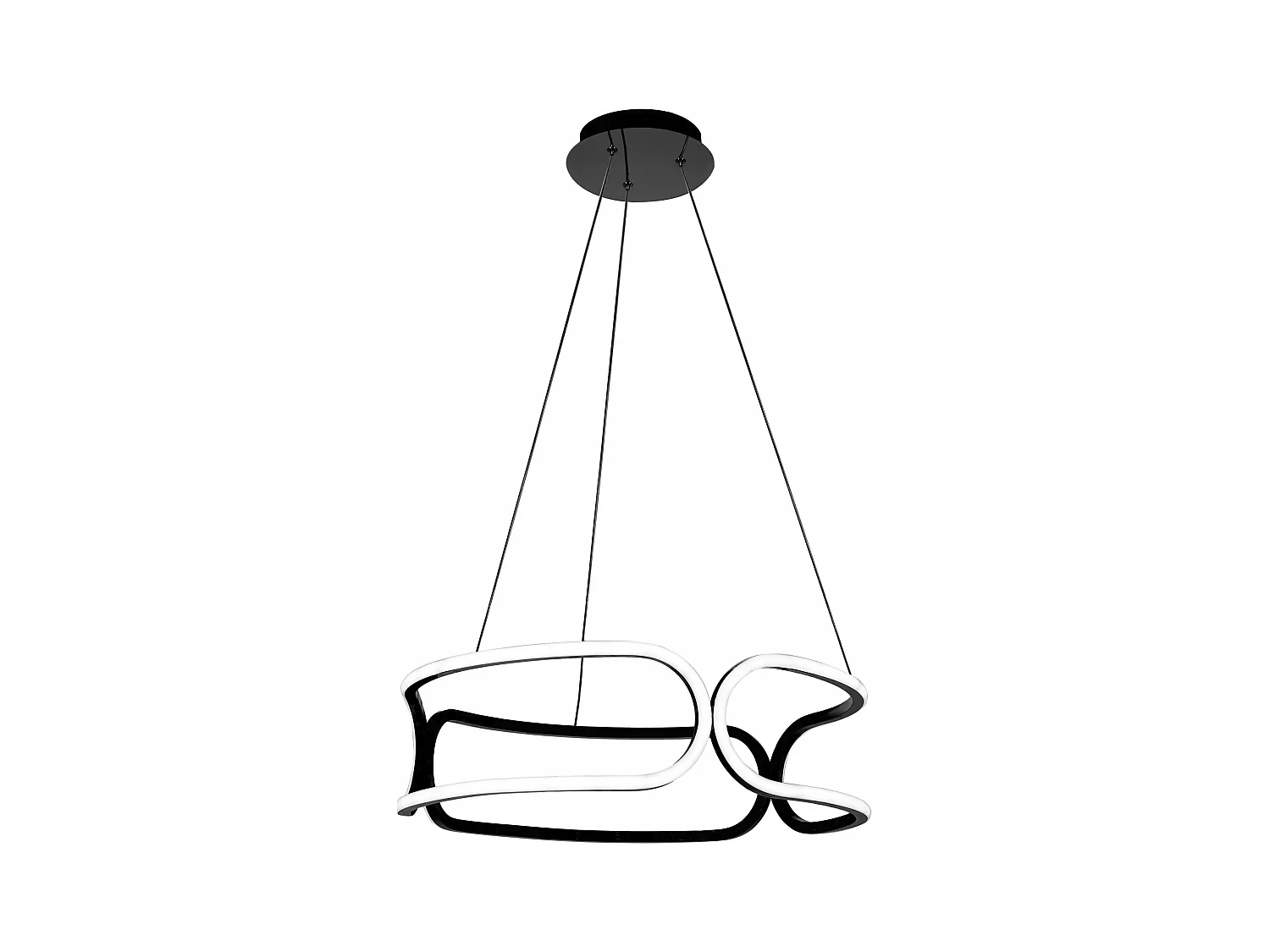 Lampe Suspendue Toolight Led App790-Cp Trio Black