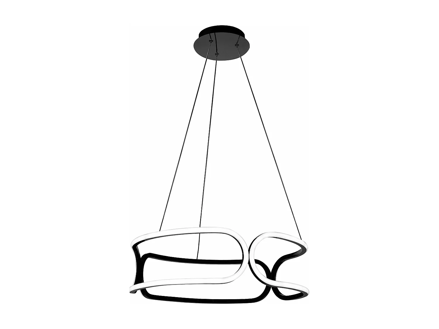 Lampe Suspendue Toolight Led App790-Cp Trio Black