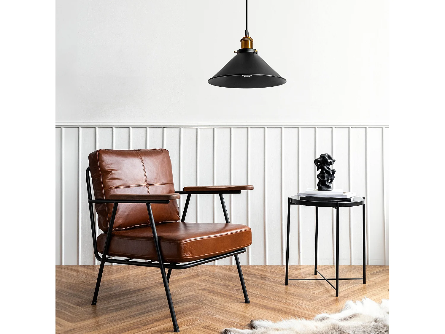 Lampe Suspendue Toolight App016-1Cp Porto Black