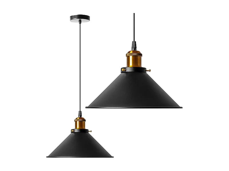 Candeeiro Suspenso Toolight App016-1Cp Porto Black