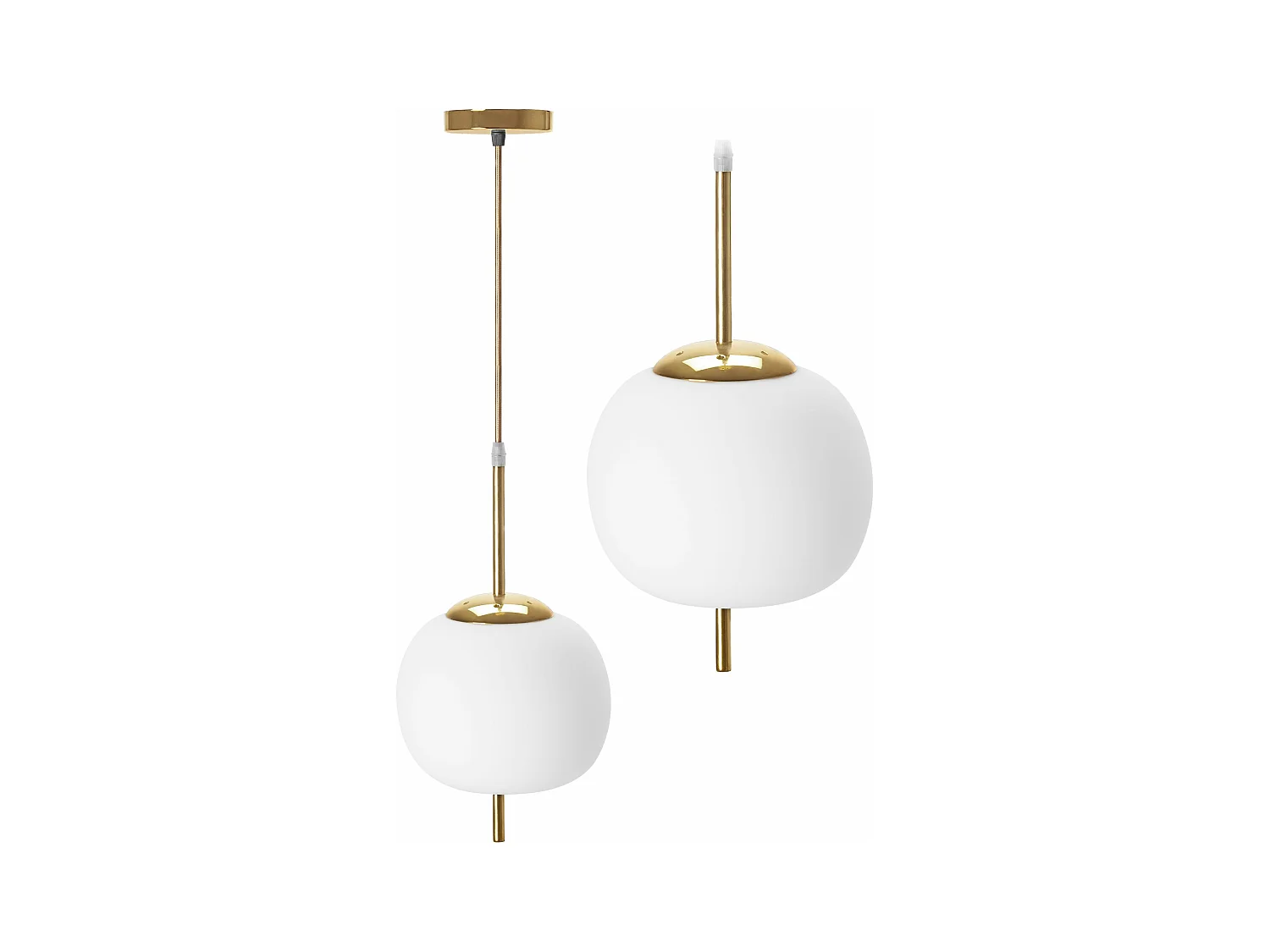 Lampe Suspendue Toolight App669-1Cp Gold White