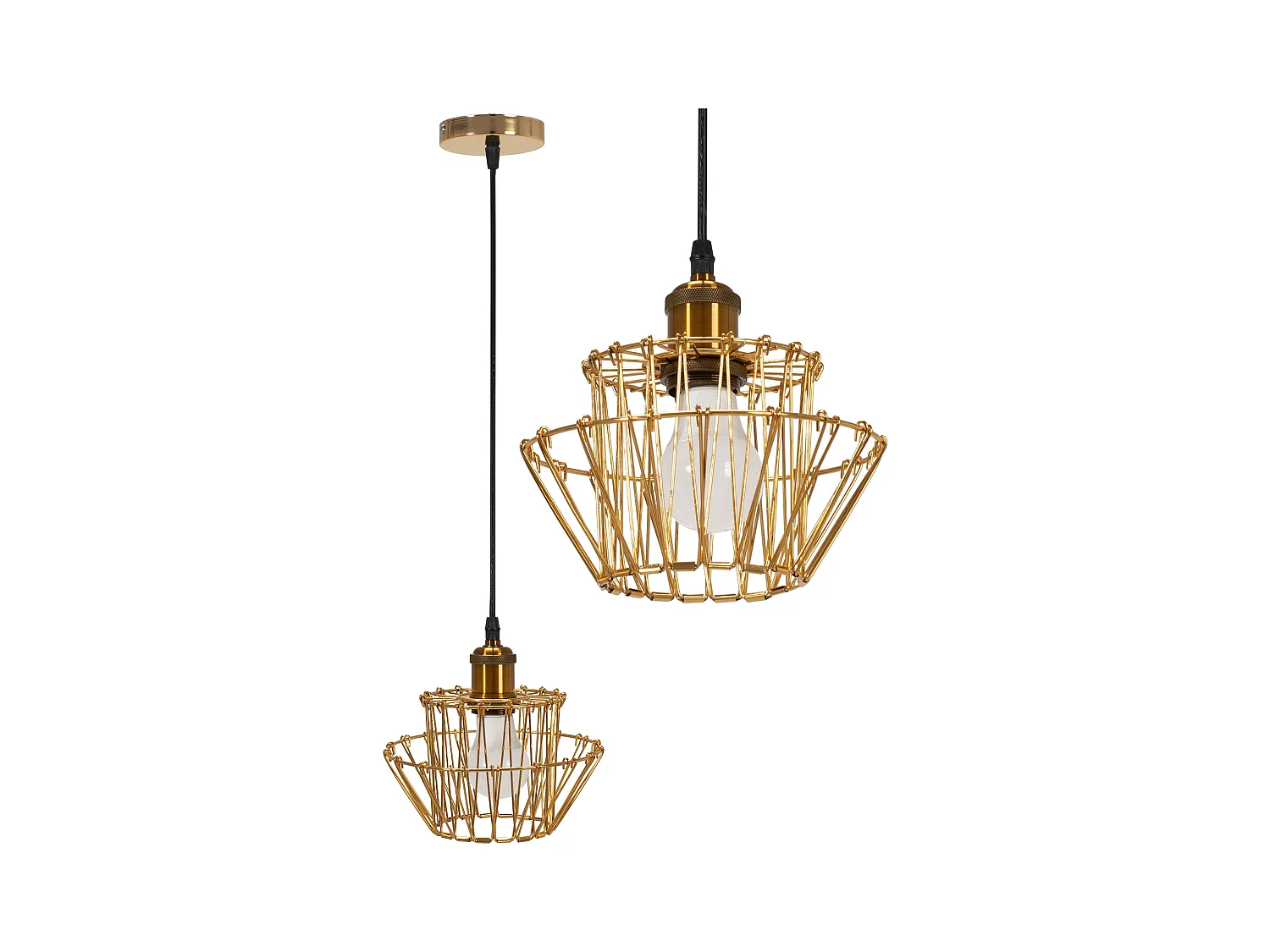 Lampe Suspendue Toolight App942-1Cp Set 36Cm Gold