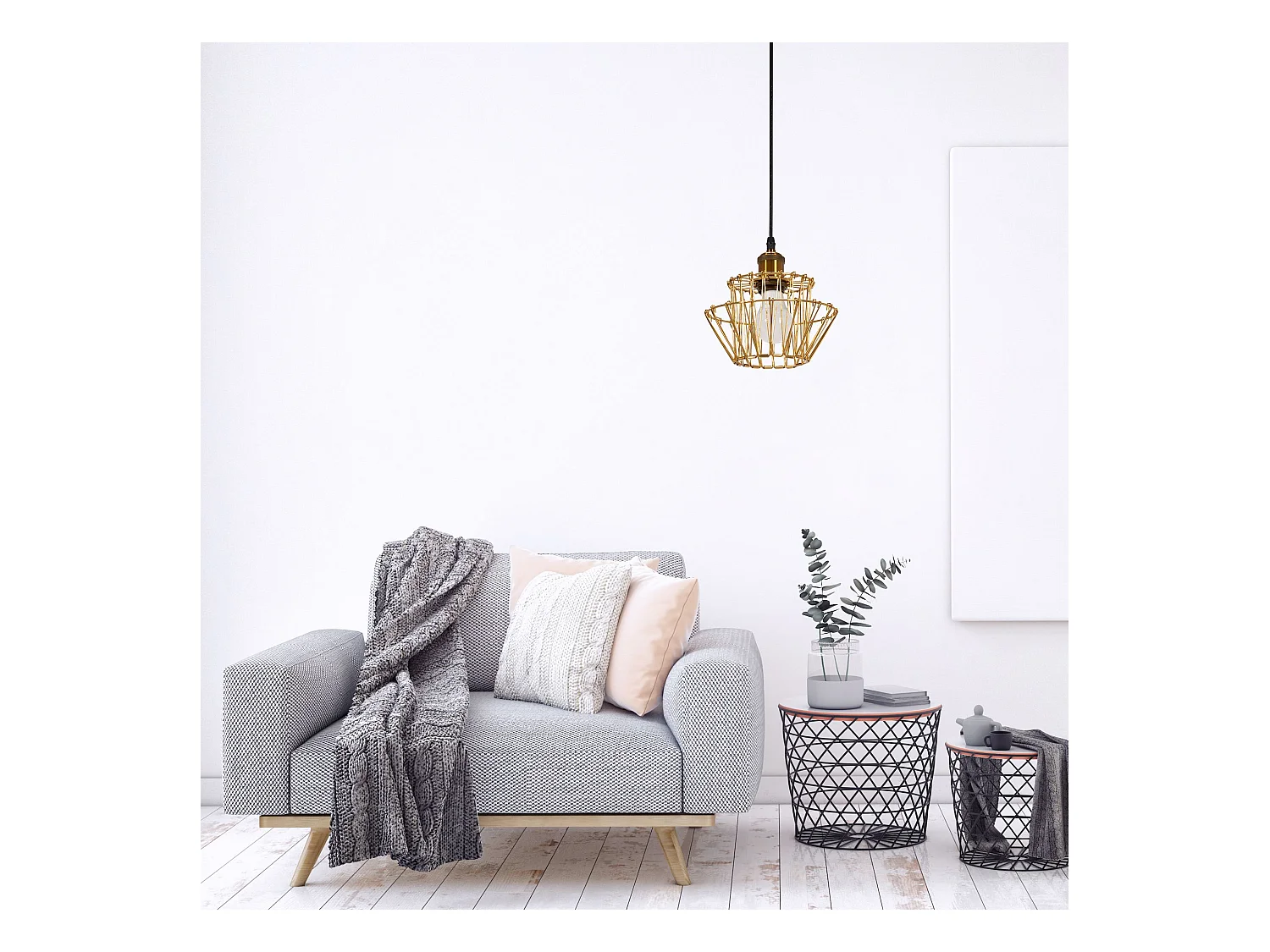 Lampe Suspendue Toolight App942-1Cp Set 36Cm Gold