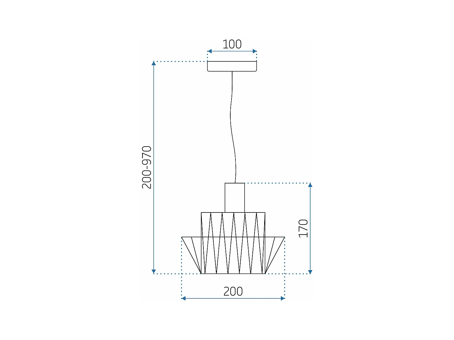 Lampe Suspendue Toolight App942-1Cp Set 36Cm Gold