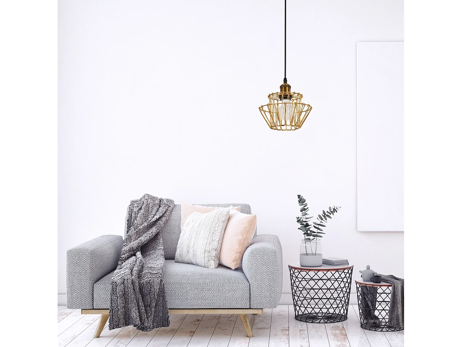 Lampada Toolight App942-1Cp Set 36Cm Gold