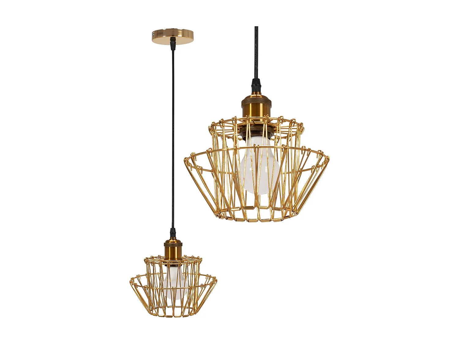 Lampe Suspendue Toolight App942-1Cp Set 36Cm Gold