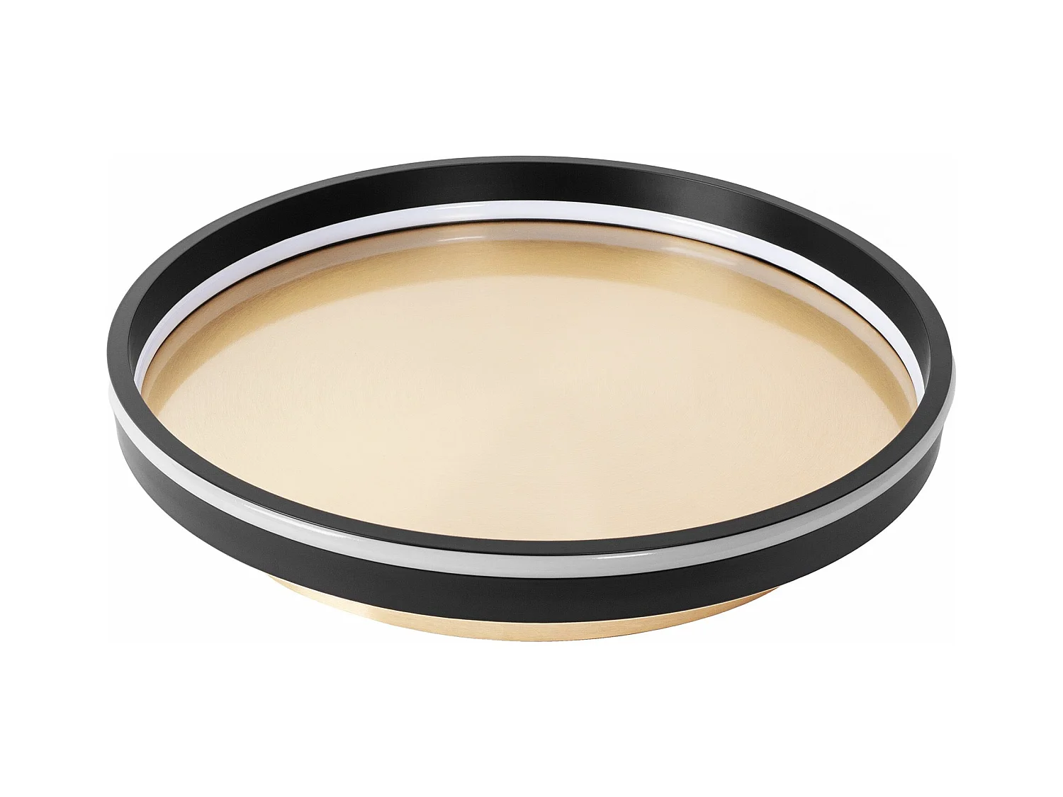 Lampe Suspendue Toolight App1464 Black Brush Gold