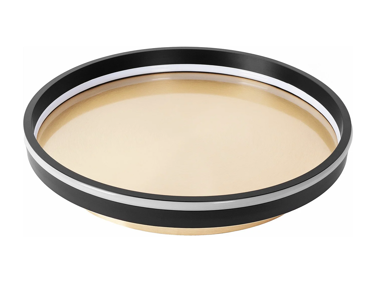 Lampe Suspendue Toolight App1464 Black Brush Gold