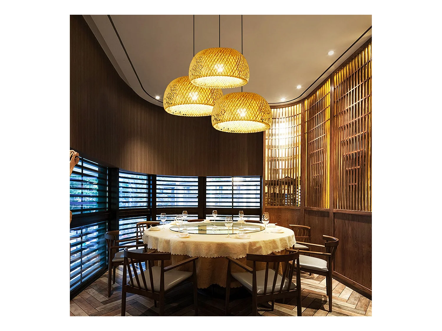 Hanglamp Toolight App886-1Cp Natural Boho Brown