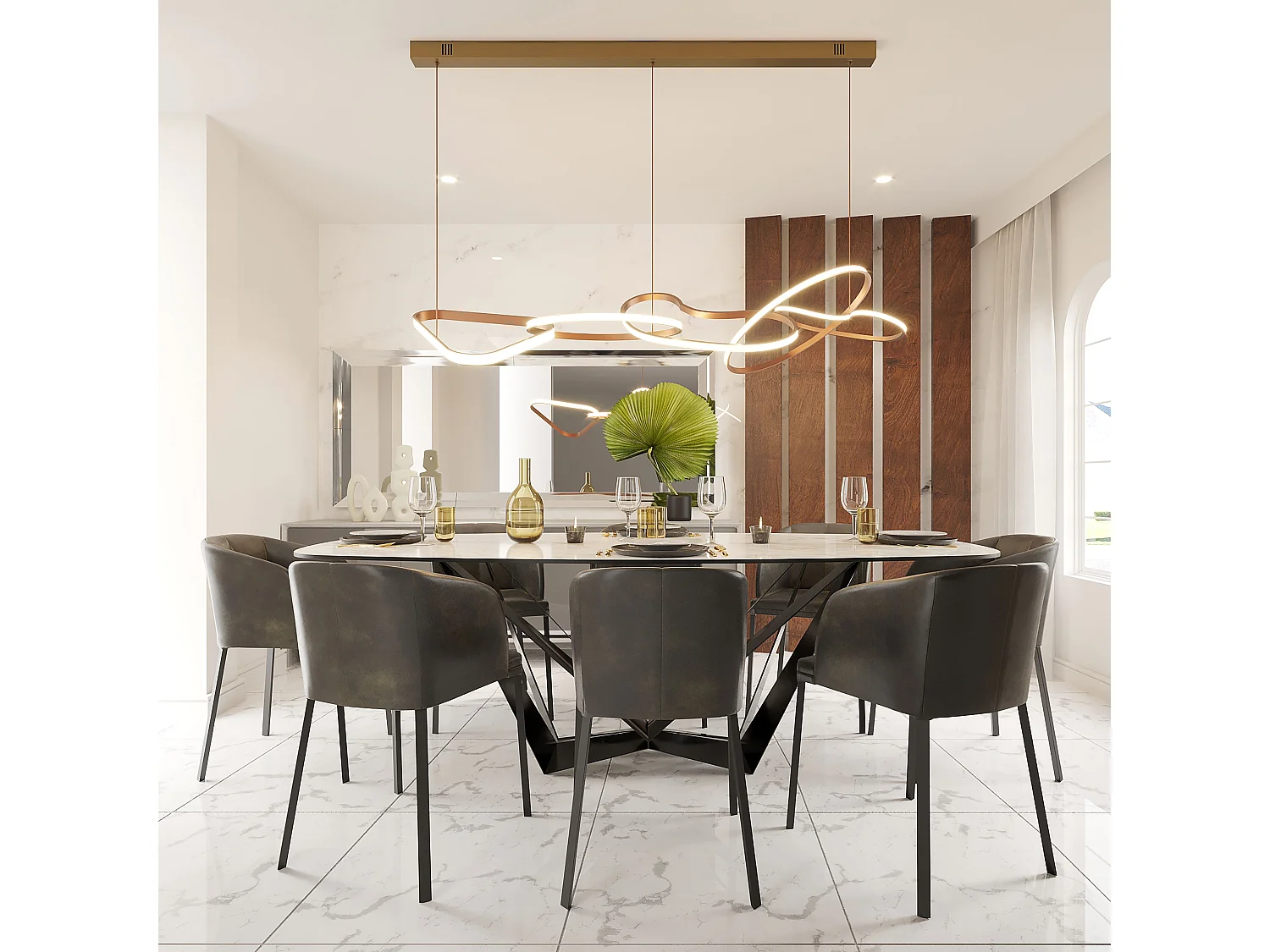 Lámpara Toolight App1054-Cp Gold