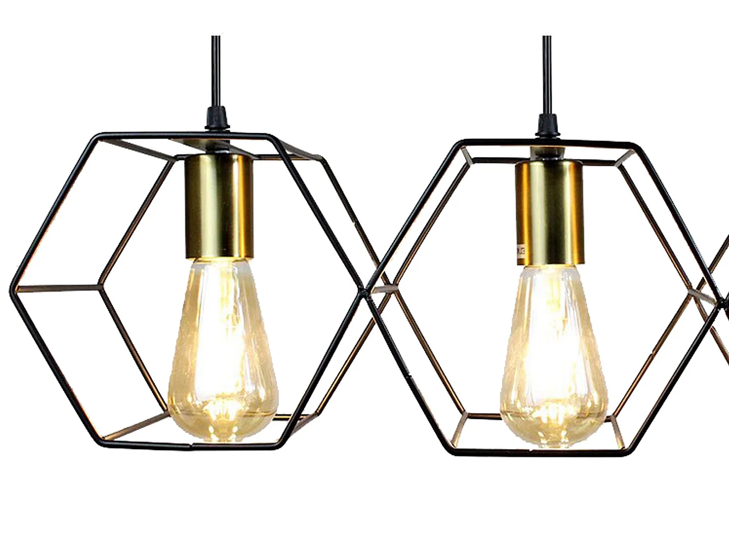 Lampe Suspendue Toolight App1133-5Cp Black Gold