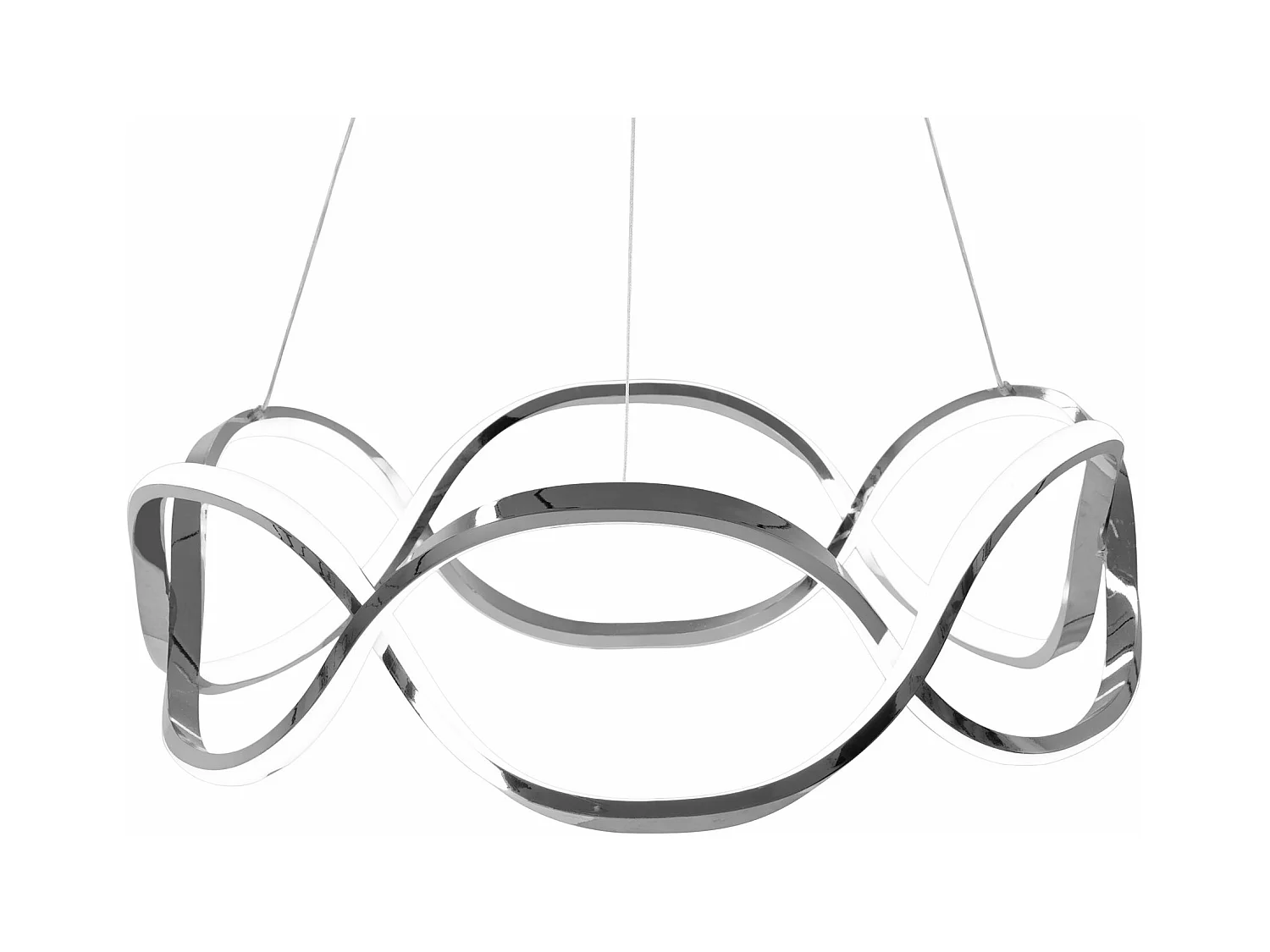 Lampe Suspendue Toolight Led App801-Cp Twist Chrome