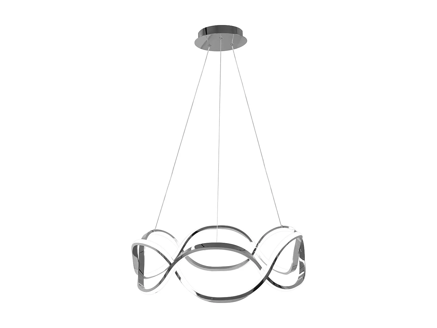 Lampe Suspendue Toolight Led App801-Cp Twist Chrome
