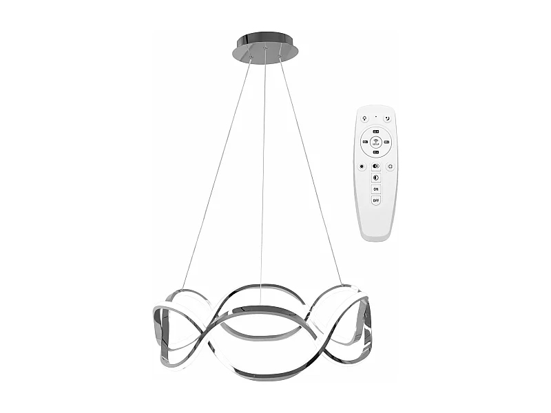 Hanglamp Toolight Led App801-Cp Twist Chrome