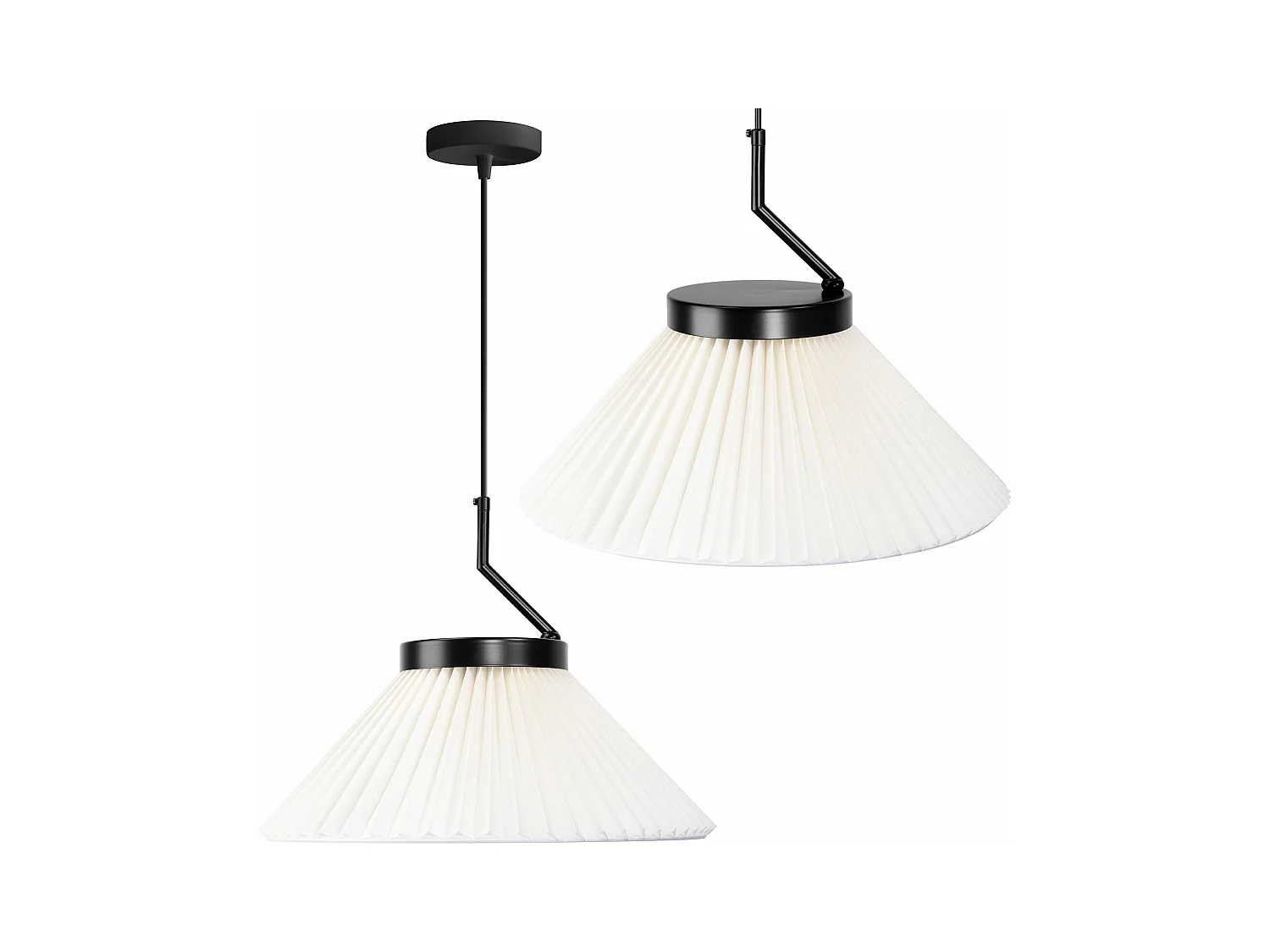 Lampe Suspendue Toolight App1670-1Cp Black White