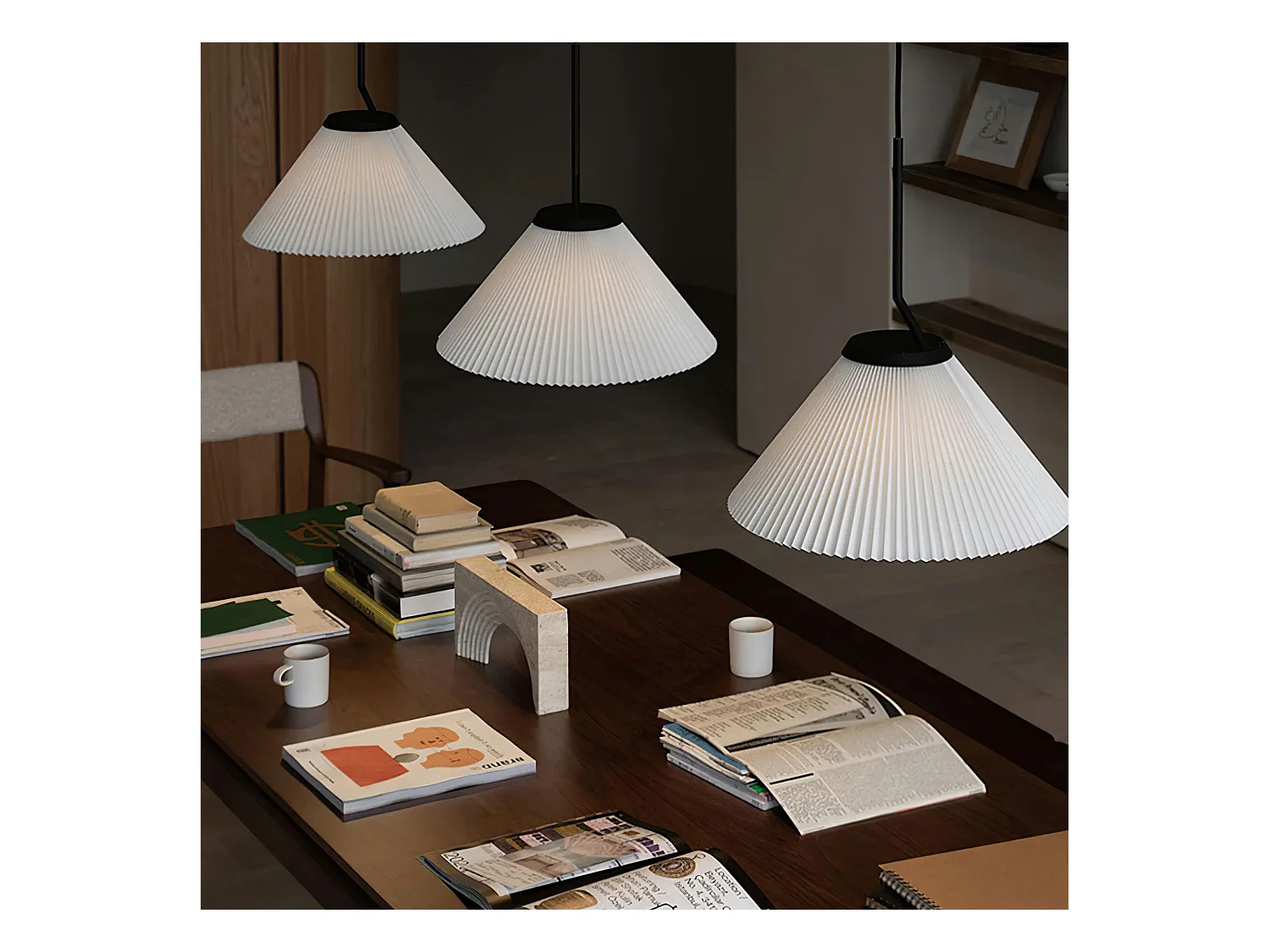 Lampe Suspendue Toolight App1670-1Cp Black White