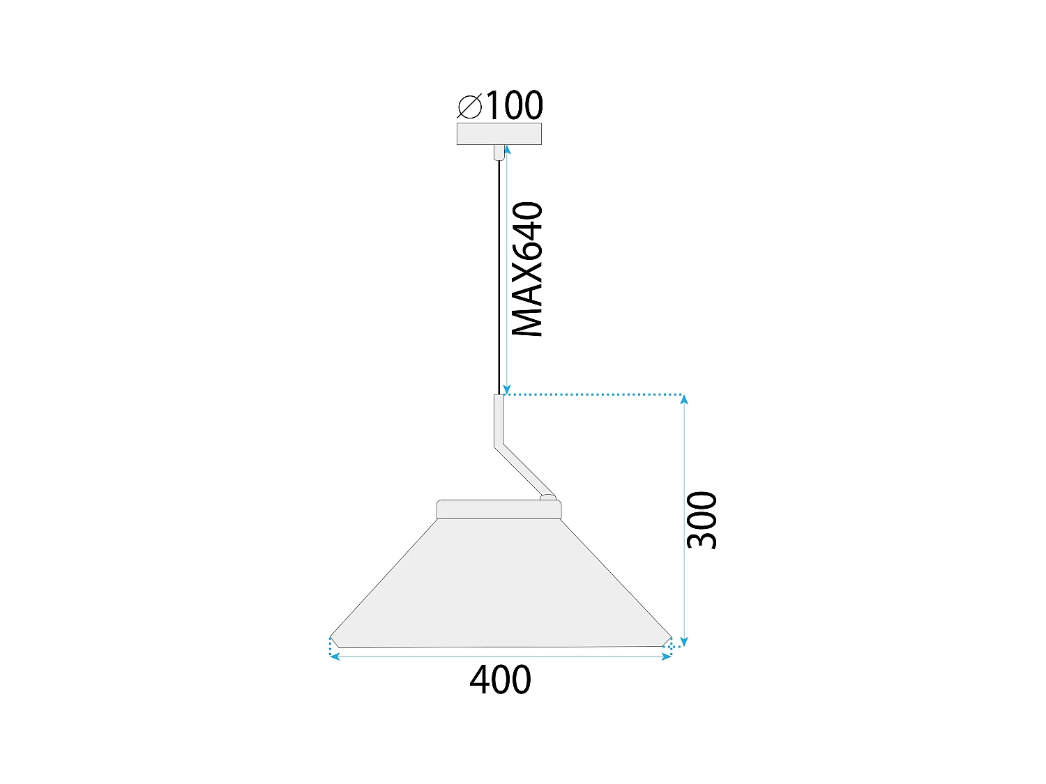 Lampe Suspendue Toolight App1670-1Cp Black White