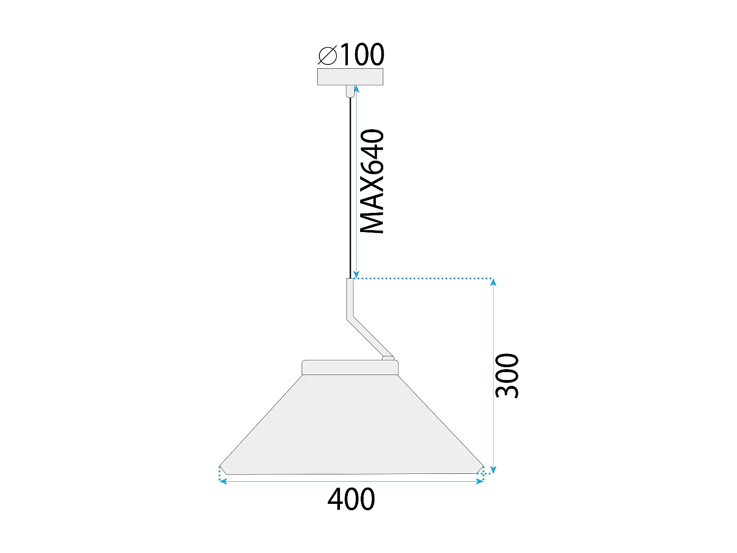Lampe Suspendue Toolight App1670-1Cp Black White