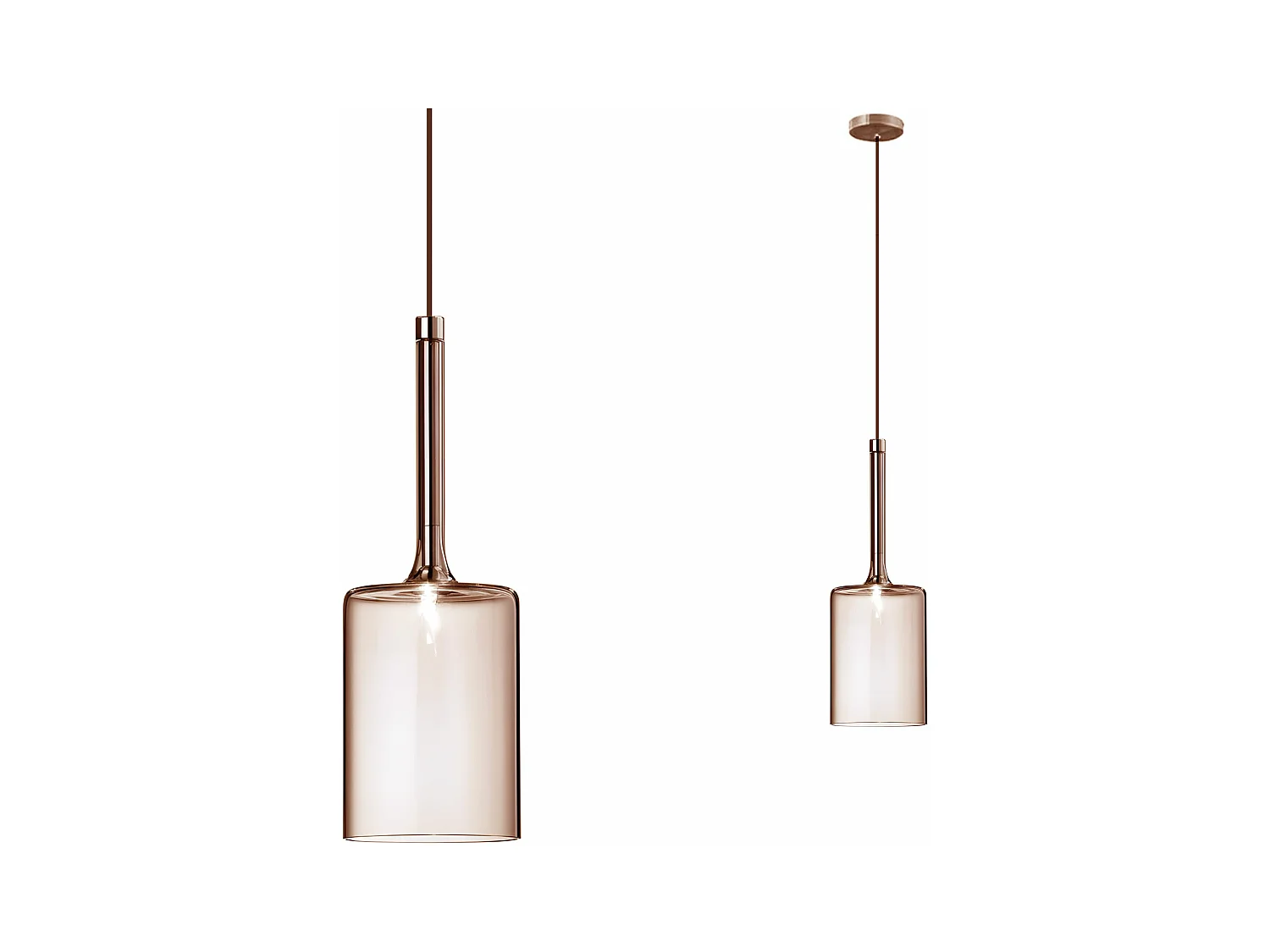 Candeeiro Suspenso Toolight App1699-1Cp B Brown