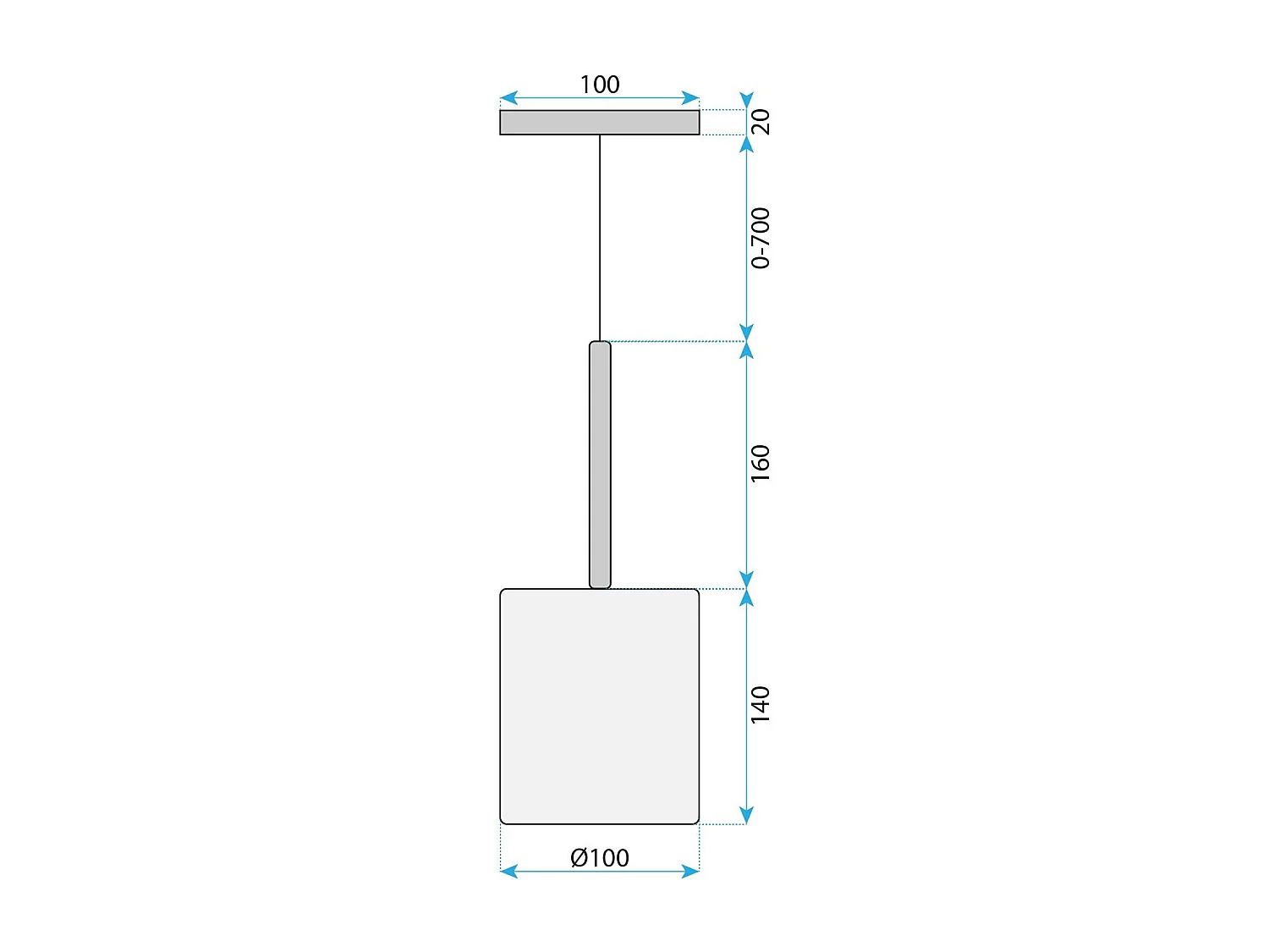 Lampe Suspendue Toolight App1699-1Cp B Brown