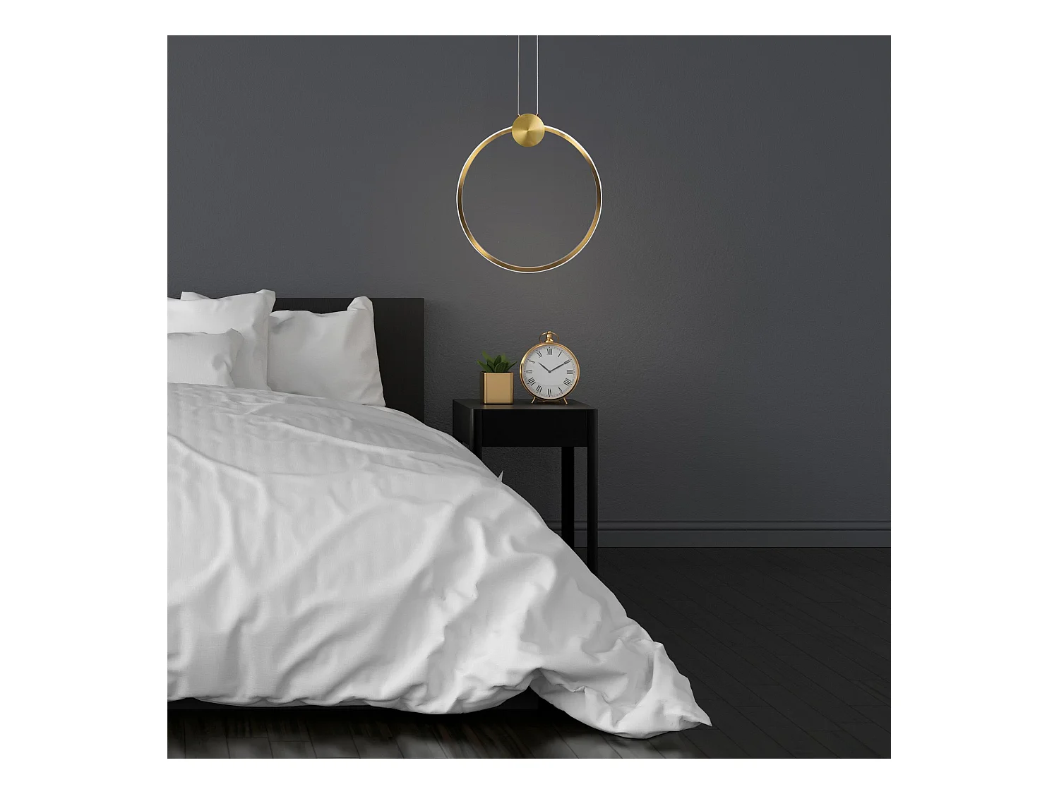 Lampe Suspendue Toolight Led App1400-Cp 50Cm Brush Gold