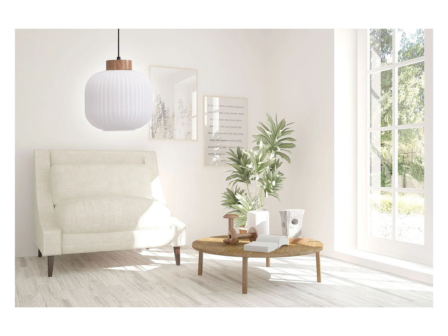 Lampe Suspendue Toolight App1068 White